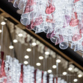 Hotel lobby banquet lighting chandeliers for low ceilings